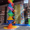 Tường leo núi bằng nhựa PVC nhiều màu cho trung tâm vui chơi trong nhà
