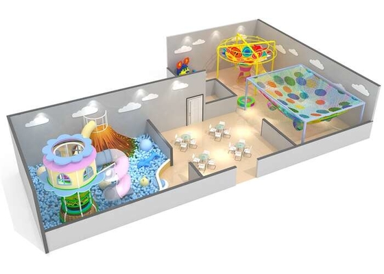 PVC Foamed Thiết bị sân chơi mầm non trong nhà Trẻ em chơi đồ chơi với dây leo