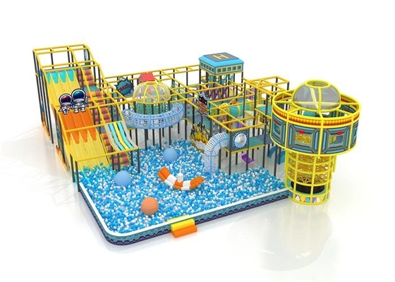 Big Ball Pits Thiết bị chơi cầu trượt Cấu trúc chơi trong nhà cho mẫu giáo
